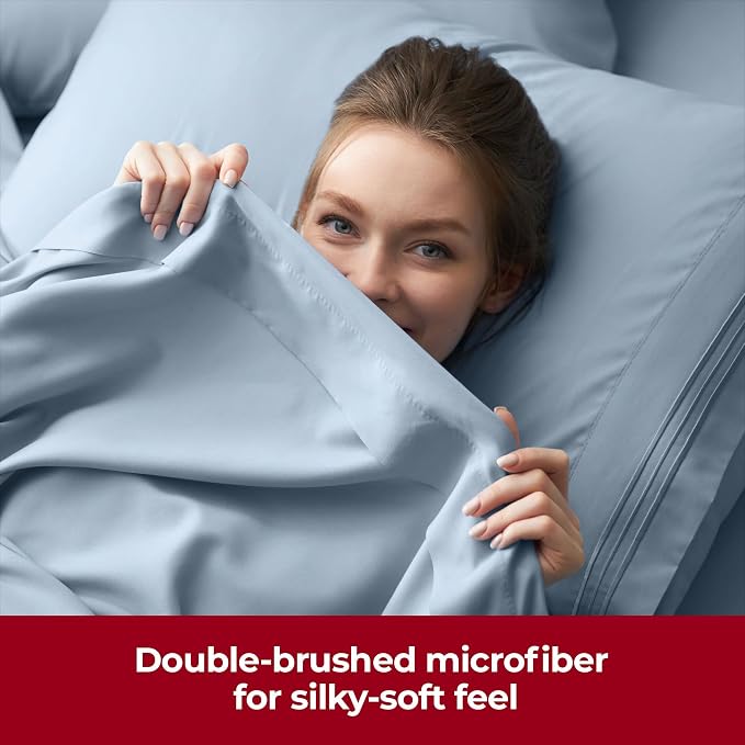 Mellanni Extra Deep Split King Sheets - Image 7