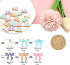 Bow Charms for Bracelet Jewelry Making Cute Bracelet Charms | 18Pcs, Bow Charms - Image 7