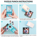 Puzzle Punch, 1 x 1 inch Mini Puzzle Maker, Portable Puzzles Pieces Puching - Image 4