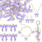Bow Charms for Bracelet Jewelry Making Cute Bracelet Charms | 18Pcs, Bow Charms by Unknown