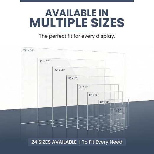 BARNWOODUSA Plexiglass Sheets for Replacement Picture Frame Glass - Image 6
