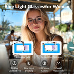 Blue Light Glasses for Woman Men | 99% Blue Light Blocking Glasses for Computer - Image 2
