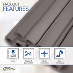 Gray EVA Foam Sheets, 6 x 9 Inch, 2mm Thick – Foam Paper - Image 4