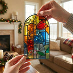 3-Pack DIY Suncatcher Blanks for Adults, Arch Acrylic Stained Glass Window Art - Image 7