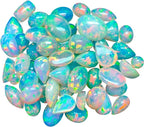 Natural AAAA+ Ethiopian Opal Cabochons Lot by JAGUARGEMS