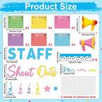 Staff Shout Outs Bulletin Board Decorations Colorful Back to School Bulletin - Image 2