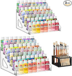 YEXEXINM 2 Pcs Clear Paint Organizer by YEXEXINM
