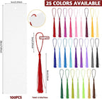 LOTMER 200 Pcs Watercolor Paper Blank Bookmarks - Image 2