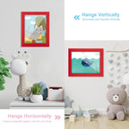 Kids Art Frames, 8.5x11 Front Opening Kids Artwork Frames Changeable, Holds 50 - Image 3