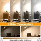 marctronic Gold Floor Lamp, 18W 1800LM Bright LED Floor Lamps - Image 3