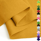 Soft Felt Fabric Sheet 18" x 36", 1.6mm Acrylic Craft Felt, Large Precut Sheet by AblemeDeco