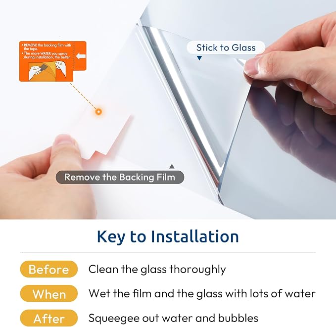rabbitgoo Window Privacy Film One Way Window Tint - Image 8