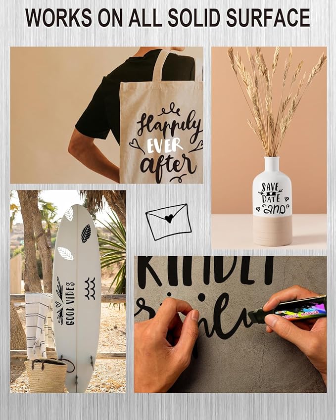 FansArriche Acrylic Paint Markers, Calligraphy, and Outdoor Paintings - Image 5