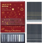 Fuxi Art Supplies for Teens 14-16 Girls, Professional Sketch Book and Pencils by SketchBook