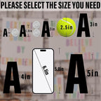 730 Pcs 10 Sheets Letter Stickers, Self Adhesive Waterproof 1.5 Inch Mailbox - Image 6