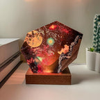 Space Resin Lamp, Handmade Galaxy Resin Night Light - Image 3