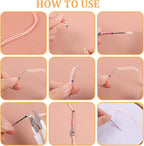 13 Pcs Punch Needle Kit Adjustable Embroidery Punch Needle Tool Set Wooden - Image 6
