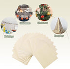 12 Pack Plywood Sheets, Unfinished Wood Boards Blanks - Image 6