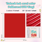 Tintnut Red Color Heat Transfer Vinyl, easy cut & weed, stretch washable - Image 2
