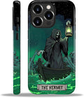 ZHEGAILIAN Case for iPhone 14 Pro, The Hermit Night Skull Durable Shockproof by Home