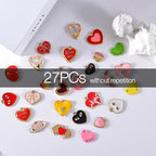 Bulk Gold Enamel Charms for Jewelry Making, Colorful Metal Charms Pendant for - Image 3