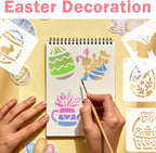 72 PCS 3x3 Inch Easter Stencils - Image 4