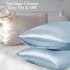 2 Pack Satin Pillowcase for Hair and Skin, Soft as Silk Pillowcases for Hair - Image 7