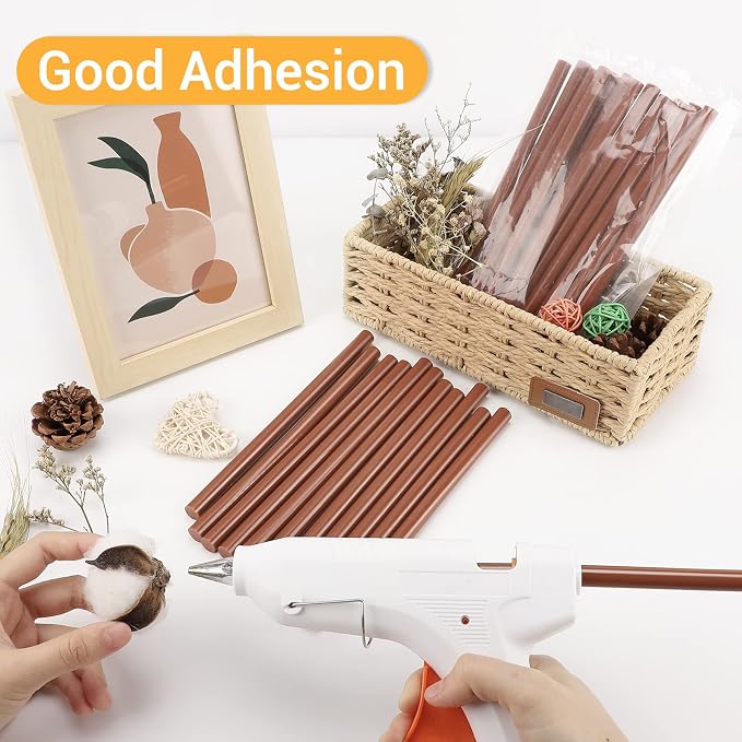 Brown Hot Glue Stick, Adhesive Hot Melt Gluing Sticks - Image 5