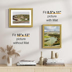 Vittanly 10x13 Picture Frames Set of 2, Ornate Vintage Photo Frame - Image 3
