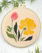 ERKOON Punch Needle Kit Adults Beginners, DIY Easy Floral Embroidery Set - Image 4