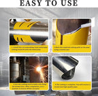 6Pcs Magnetic Metal Pipe Cutting Guide Kit, Pipe Cutting Tool 1-5/8" 1-7/8" - Image 5