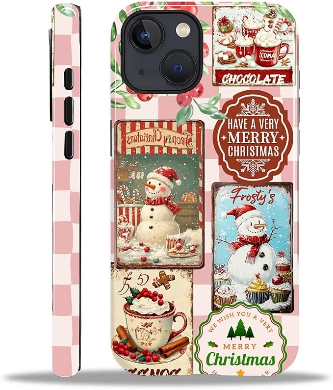 Case for iPhone 15, Scratch Resistant Hybrid Double Layer Hard Shell，Vintage by Toulas