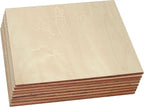 8 Pieces Unfinished Wood Sheet 8x8x3/16 Inch Thick Basswood Plywood Board - Image 3