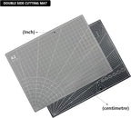 23" x 17" Self Healing PVC Cutting Mat, A2-Black or Gray | Large, Double Sided - Image 2