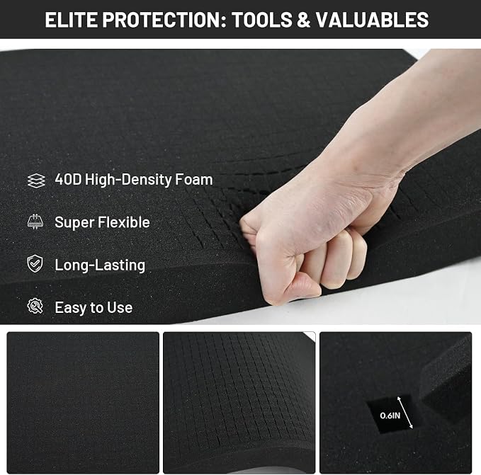8 PCS 16x12x2 Inch Pick and Pluck Foam Inserts - Image 3