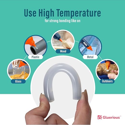 Gluerious Full Size Hot Glue Sticks 100 Pack, 0.43 x 6 Inch Large Glue Sticks - Image 5