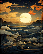 xackcme Ocean Wave Paint by Numbers by xackcme