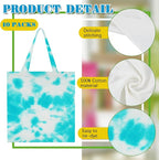 Silkfly Cotton Tote Bags Bulk for Tie Dying Bohemia Tie Dye Blank Grocery - Image 4
