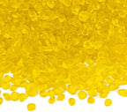 QEQEKAKA Sea Glass Stones for Crafts About 1LB Yellow Glass Pebbles Gemstones by QEQEKAKA