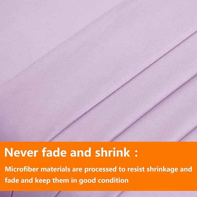TAIMIT Light Purple King Comforter Set - Image 7