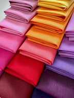 Solid Color Cotton Fabric Bundle – 50 Pre-Cut Squares, 100% Cotton, 120 GSM - Image 7