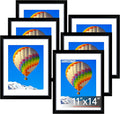 FIXSMITH 11x14 Picture Frame Set of 6, Display Pictures 8x10 by FIXSMITH