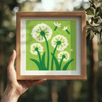 DOODLREAM Dandelion Flower DIY Punch Needle Embroidery Kit - Image 6