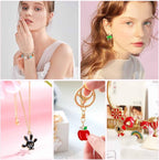 400Pcs Charms for Jewelry Making, Mixed Bulk Metal Necklace Earring Charm for - Image 2