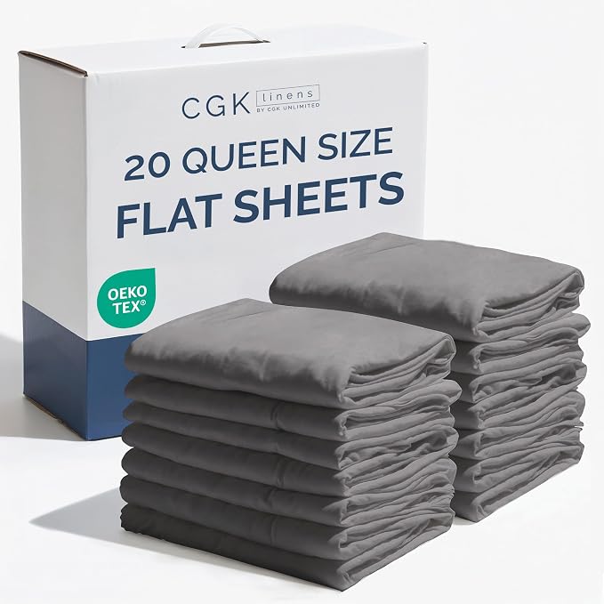 Queen Size Flat Sheets by CGKUnlimited