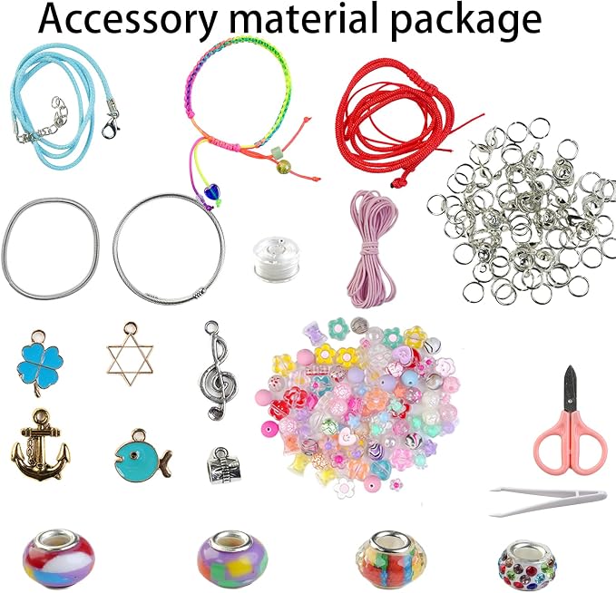 Hardy Guo Clay Beads Glow Beads Bracelet Making Kit Beads - Image 3