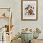 80 Pcs 3 x 3 Inch Stencils for Painting on Wood, Reusable Dinosaur Animal - Image 5
