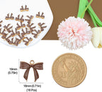 Bow Charms for Bracelet Jewelry Making Cute Bracelet Charms | 18Pcs, Bow Charms - Image 7