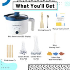 Ksedcon Wax Melting Pot for Candle Making, Electric Wax Melter - Image 2