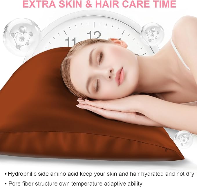 Silk Pillow Cases 2 Pack King Size - Image 3